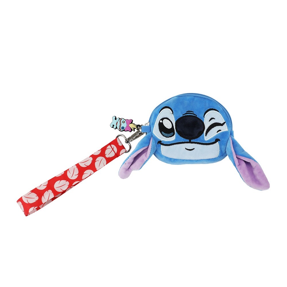 Stitch Wristlet Plush Coin Pouch